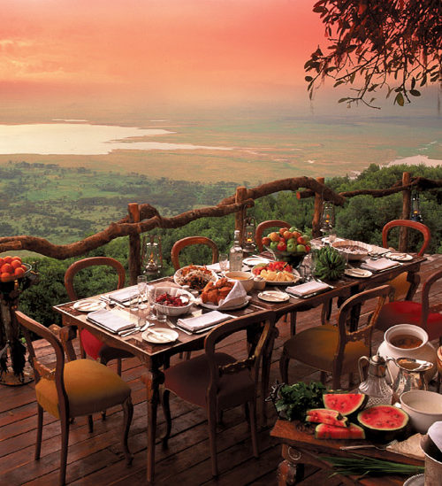 Desayuno en Tanzania