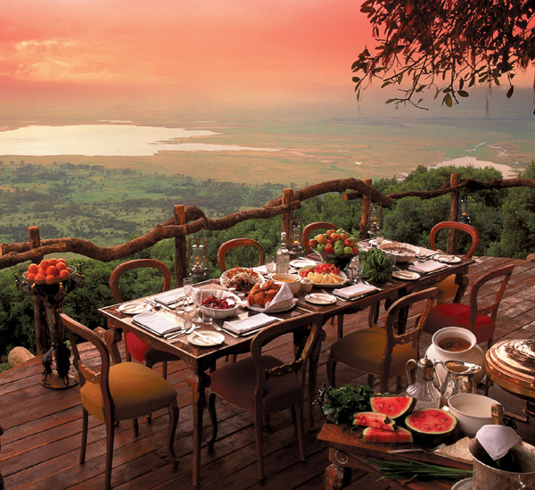 Desayuno en Tanzania