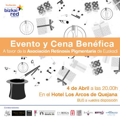 Evento Cena Benéfica Arcos de Quejana