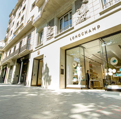 Fachada Longchamp Barcelona