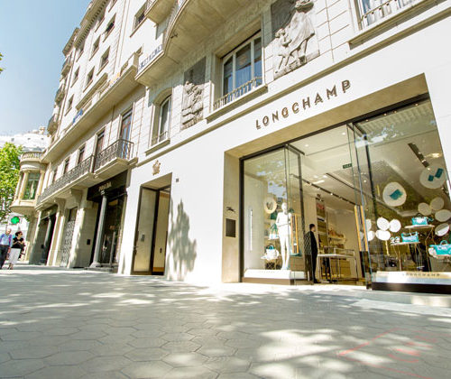 Fachada Longchamp Barcelona