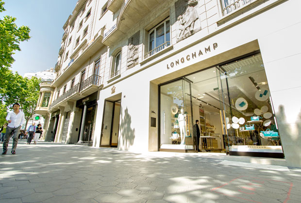 Fachada Longchamp Barcelona