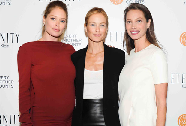 Doutzen Kroes, Carolyn Murphy y Christy Turlington