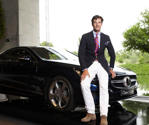 Rafael Medina y el nuevo Clase S Coupé de Mercedes-Benz