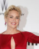 Sharon Stone peinada por Franck Provost para la gala amfAR