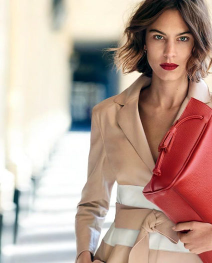 longchamp alexa chung Peter Lindbergh