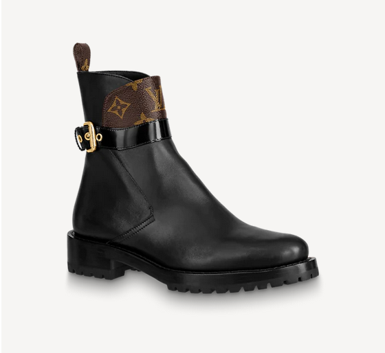 bota militar plana metropolis louis vuitton