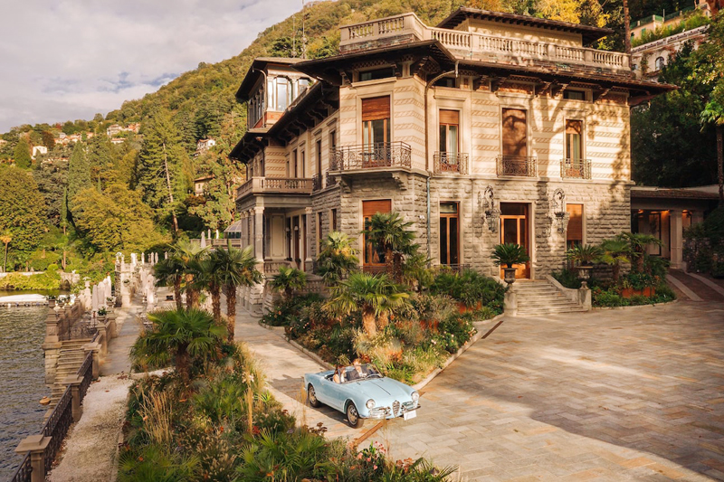 Lago di como alfa romeo giulietta mandarin oriental